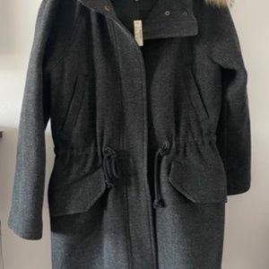 Gray Madewell Parka in S